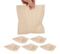 Hapivida Reusable Toaster Bags, Non-Stick Heat Resistant Sandwich Pockets 17x19cm PTFE Coated Glass Fiber for Bread Pizza Snacks Microwaveable