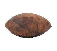 Hapivida Rugby Ball, PU Leather Training Football Size 9, Vintage Design with Comfortable Grip for Game Match, Sports Football for Rugby Training and Competition