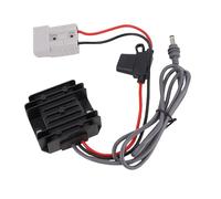Hapivida Satellite Power Cable Converter, 12V to 30V 50A Boost Power Adapter with DC Port for RV Solar Panel Yacht Sailboat