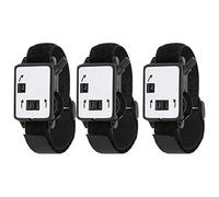 Hapivida Score Counter Watch Manual Stroke Keeper 3Pcs Set Compact Wrist Wearable Plastic Golf Accessories for Golfers on Course