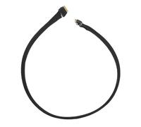 Hapivida SFF-8654 to SFF-8654 Cable, SlimSAS 24G PCIe4.0 85 Ohm Server Connection Cable 8i to 8i Configuration 32AWG Straight Plug, Internal I O Connector High Speed Data Transmiss