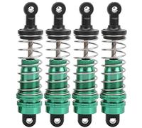 Hapivida Shock Absorber Damper, 4Pcs 78mm RC Damper Suspension Car Replacement Parts Accessories for 144001 1/14 RC Car (Green)