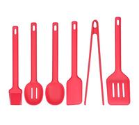 Hapivida Silicone Cooking Utensils Set 6pcs Heat Resistant Spatula Spoon Brush for Kitchen