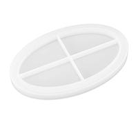 Hapivida Silicone Moulds for Resin Trays, Flexible Oval Silicone Resin Moulds for Crafting Epoxy Trays, Jewellery Dishes, Coasters, DIY Home Decor, Reusable Silicone Mould for Creative Projects
