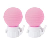 Hapivida Soda Bottle Lid, Silicone, 2pcs Pink, Keeps Drinks Fresh, Suitable for Most Carbonated Drinks