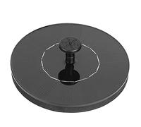 Hapivida Solar Fountain Pump, Floating Solar Fountain Pump with 4 Spray Styles, 180L/H 1.4W, Solar Powered, for Ponds, Fish Tanks, Bird Baths, Water Features