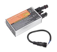 Hapivida Solar Micro Inverter Grid Tie, 18-60V High Conversion Rate AC220V Power Inverter for Solar Panel Generation Systems (PVGS-350W(18-60V)-AC220V)