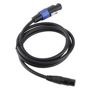 Hapivida Speaker Female to XLR 3Pin Male Cable, Professional Speaker Extension Cable with XLR Male Connector, Premium PVC Material, Oxygen Copper Core for Stage Speakers, High