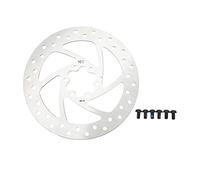 Hapivida Stainless Steel Bicycle Rotor, High Performance 160mm Disc Brake Rotor with 6 Bolts, Durable Stainless Steel Material, Suitable for Road Bikes, Mountain Bikes, BMX