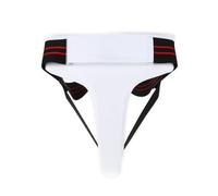 Hapivida Taekwondo Groin Guard, Women Protective Jockstrap Cup with Hook Loop Straps for Boxing Karate Sanda Training (M)