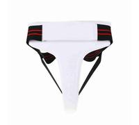 Hapivida Taekwondo Groin Guard, Women Protective Jockstrap Cup with Hook Loop Straps for Boxing Karate Sanda Training (L)
