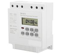 Hapivida TM-163 Three Phases 380V Smart Digital Weekly Programmable Control Power Timer Switch, Programmable Time Relay with 17 On Off Settings, Manual Override for Water Pump, Fis