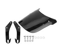 Hapivida Universal Motorcycle Windscreen Windshield, Wind Deflector Protection from Debris for Road Bike Riding Safety