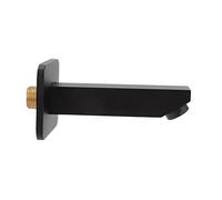 Hapivida Wall Mounted Basin Spout, Contemporary Matte Black Bath Filler Tap Spout G1/2 Copper Water Outlet for Bathroom Hotel