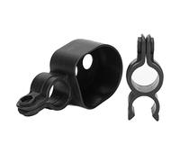Hapivida Wheelchair Cane Holder, Durable Non-Slip Rubber Cane Clip Bracket for 25mm Wheelchair Tubes, Walking Stick Rack for Elderly and Disabled Users