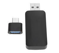 Hapivida Wireless Car Adapter, Bluetooth 5.0 WiFi Dual Connection Plug and Play for iOS Siri Voice Control ABS Material Wired to Wireless Converter for Original Car Systems