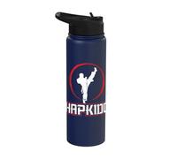 Hapkido Korean Martial Art Funny Apparel Stainless Steel Insulated Water Bottle