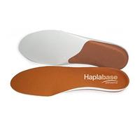 Hapla Base Orthotic Insoles, 15mm Deep Heel Cup, Contoured Arch SupporT, Durable Low Slip Top Cover