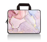 HAPLIVES Universal 7~9 inch Kids Tablet Portable Neoprene Zipper Carrying Sleeve Case Bag Fits 7" 8" 8.5" 8.9" 9" iPad mini 5 4 3 2 1, Galaxy Tab A 8.0 (Abstract Watercolor)