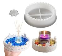 Haplos Silicone Mould Candle Holder Set, Candle Holder Casting Moulds Silicone with 1-31 Number, Star Silicone Mould Candle Holder, Silicone Countdown Mould for Candles Made of Plaster and Epoxy Resin