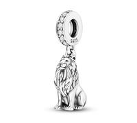 Hapour 925 Sterling Silver Charm Pendant Dangle Beads for Bracelet Necklace Animal Lion Charms DIY Jewelry Gift for Women