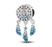 Hapour 925 Sterling Silver Charm Pendant Dangle Beads for Bracelet Necklace Tree Love Forever Moon Cloud Ladybug Avocado House CZ Charms DIY Jewelry Gift for Women Her