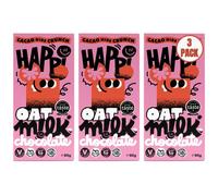 Happi Crunch Cacao Nibs 3 x 80g Vegan Chocolate Bar - Vegan Chocolates - Gluten Free Snacks - Soya Free Treats - Valentines Gifts