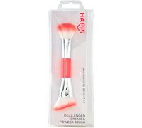 Happi Dual-Ended Cream & Powder Brush - Flawless Blending - Ideal for Foundation, Bronzer or Blusher - Seamless Airbrushed Finish - 1x Brush