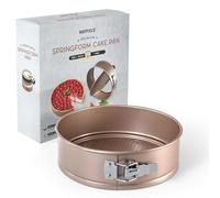 HAPPIELS Non-Toxic Nonstick 10-Inch Round Springform Cake Pan 3-inches deep | Cheesecake Leak Proof Baking Pan