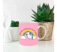 Happier Than A Unicorn Eating Cake Mug