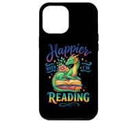 Happier When I'm Reading Book Dragon Case for iPhone 12 Pro Max
