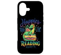 Happier When I'm Reading Book Dragon Case for iPhone 17