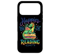 Happier When I'm Reading Book Dragon Case for iPhone 17 Pro Max