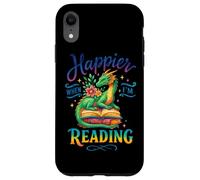 Happier When I'm Reading Book Dragon Case for iPhone XR