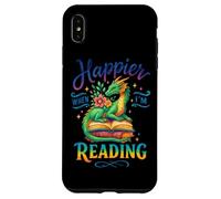 Happier When I'm Reading Book Dragon Case for iPhone XS Max