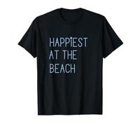 Happiest at the Beach Love Vacation Summer Sand Dollar T-Shirt