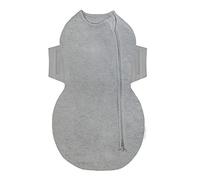 Happiest Baby SNOO Comforter Sleep Sack - 100% Organic Cotton Baby Swaddle Blanket - Doctor Designed Promotes Healthy Hip Development (Graphite, Medium)