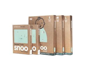 Happiest Baby The Big Bundle 100% Organic Cotton - Includes 3 SNOO Sacks and 2 SNOO Bassinet Fitted Sheets (Teal)