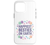 Happiest Besties On Earth, Girls Trip Matching Outfit Case for iPhone 16 Pro Max