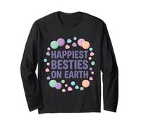 Happiest Besties On Earth, Girls Trip Matching Outfit Long Sleeve T-Shirt