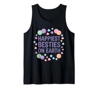 Happiest Besties On Earth, Girls Trip Matching Outfit Tank Top