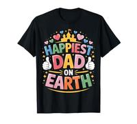 Happiest Dad On Earth Father's Day Matching Papa Family Trip T-Shirt