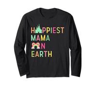 Happiest Mama On Earth Mothers Day Princess Long Sleeve T-Shirt
