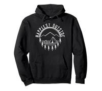 Happiest Outside Camping Hiking Forest T-shirt Pullover Hoodie