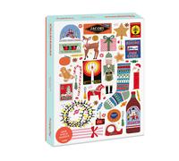 Christmas 1000 Piece Jigsaw Puzzle for Adults | Premium 100% Recycled Board | Festive 1000 Piece Puzzle for Adults | Retro Gifts | Happily Jigsaw Puzzles