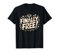 Happily Divorced Bird Cage Open Free Flight Single Woman T-Shirt