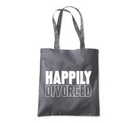 Happily Divorced Tote Shopping Bag 10 Litres Capacity 42 x 38cm