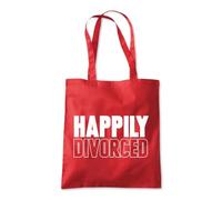 Happily Divorced Tote Shopping Bag 10 Litres Capacity 42 x 38cm