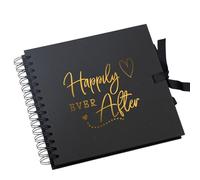 Happily Ever After Multiple Colours Love Scrapbook Photo album or Guest Book Foil Print