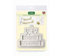 Happily Ever After Silicone Mould for Cake Decorating, Crafts, Cupcakes, Sugarcraft, Candies, Chocolate, Card Making and Clay, Food Safe Approved, Made in The UK, CP0022